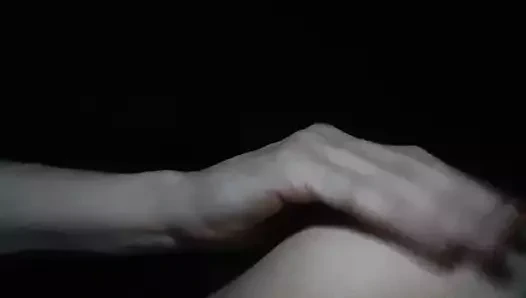 Tease cock with wet asshole