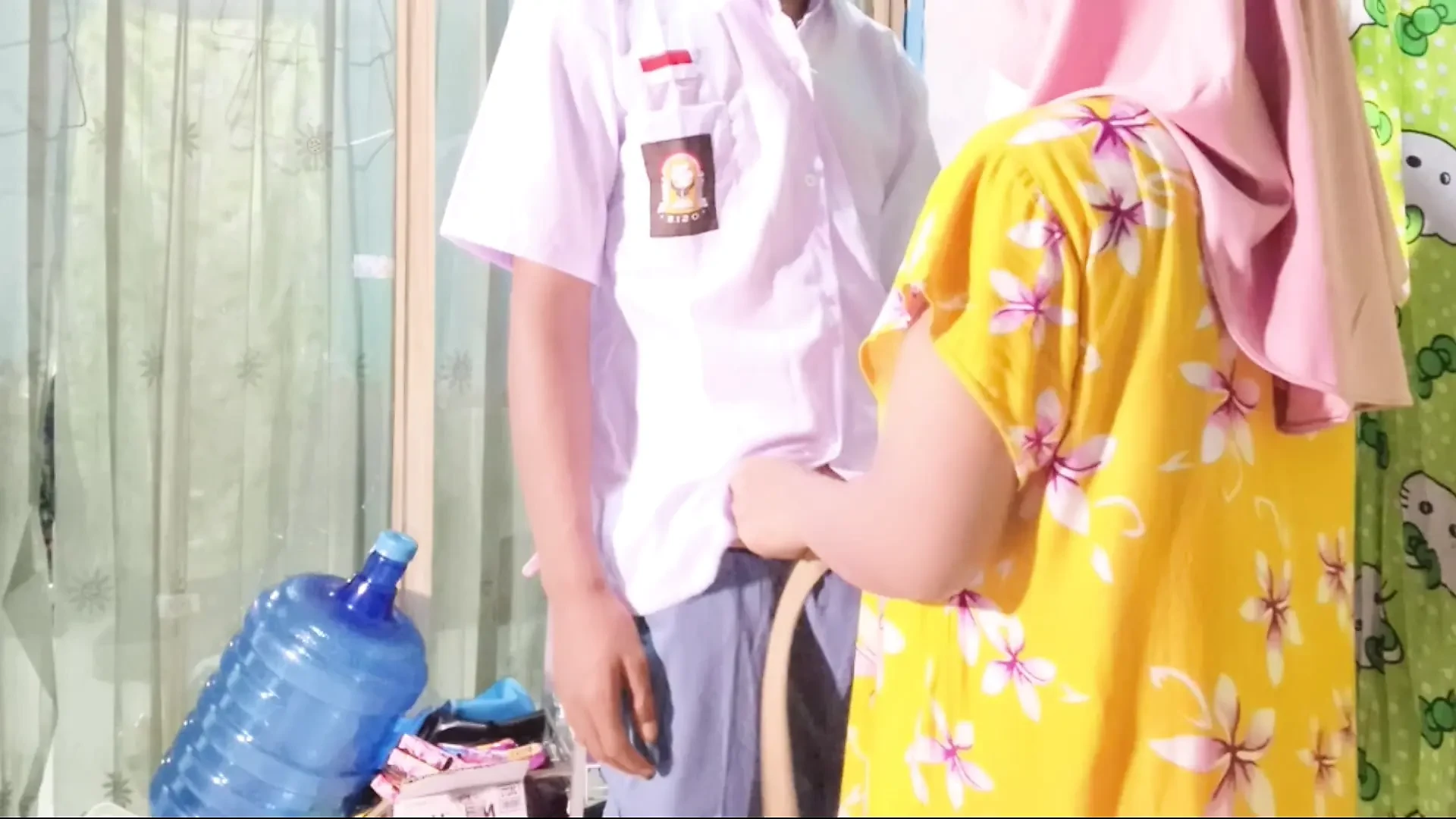 “Come on before you go to school, sweetheart.