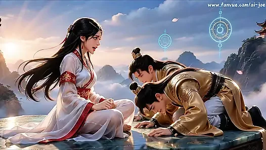 schoolmate actually wanted to in threesome. For the the younger ones, I agree to it. Ancient fairies. ep.3  AI-generated,