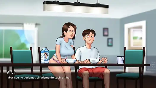 Kolajen üvey anneyle sevişiyor ve ona tüm sütünü veriyor - yaz mevsimi efsanesi