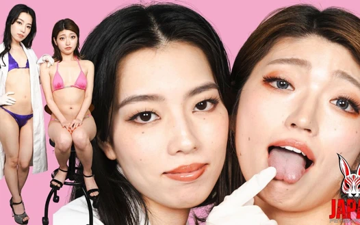 Haruno ağzını geniş açıyor... Tsubame dilini tutuyor, tükürüyor ve utancını koklatıyor