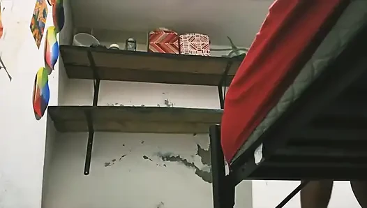 Büyük götlü tombul sanat öğretmeni paketleniyor