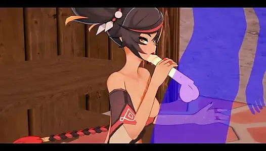 Genshin impact hentai - xinyan hardsex - Japon Asyalı manga anime film oyunu porno