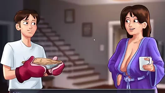 Summertime destan - sağım teyze ve üvey kardeş ile seks (pt.14)