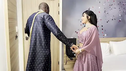 Hintli düğünden sonra şehvetli romantik seks ft prince jean