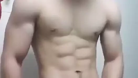 Fit koreli koltuk altlarını ve pazı, masturbasyon ve boşalan gösterir