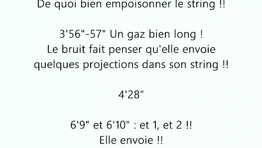 Jasmina tangasında ıslak osuruk darbeler! (fransız versiyonu)