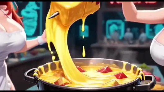 Komik aşçı videosu, ai animasyon
