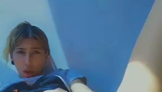 Colombian bebeğim parmak kendini