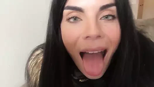 Boşalmak için kız dili