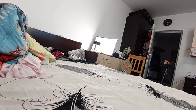 Sexy hair pussy wife tries on panties. Sexy wife workout at home naked. Amateur wife masturbates with her fingers in her pussy.