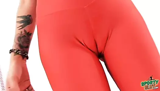 Büyük mükemmel göt latina içinde spandex derin deve tırnağı! büyük göğüsler