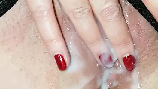 Karımın cum dolu delik