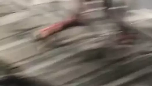 Sıkı yoga pantolonu koşan seksi Arap güzel göt