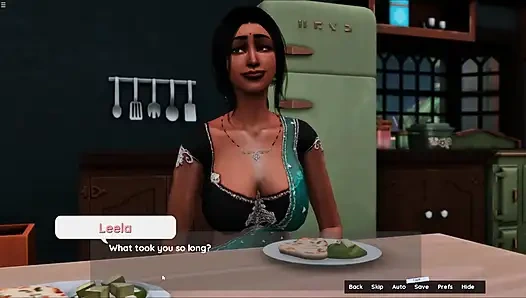 Indian Stepsister Sucking Arun Cock Under Table While Stepmom Eating