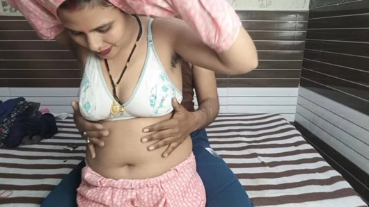 Beautiful desi bhabhi is secretly having sex with her brother-in-law.