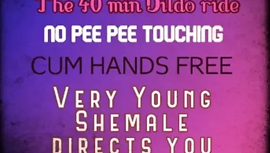 40 dakikalık dildo yolculuğu genç bir transeksüel tarafından yönetiliyor