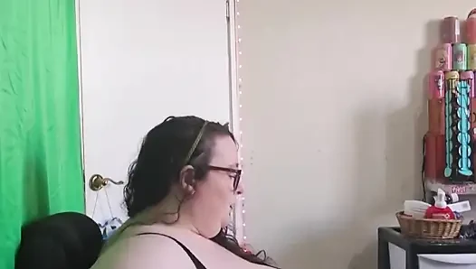 Göbek tanrıçası ssbbw ladybrads'ın yanında