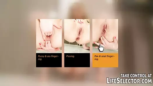 Antonya fisting ve oyuncak yalnız