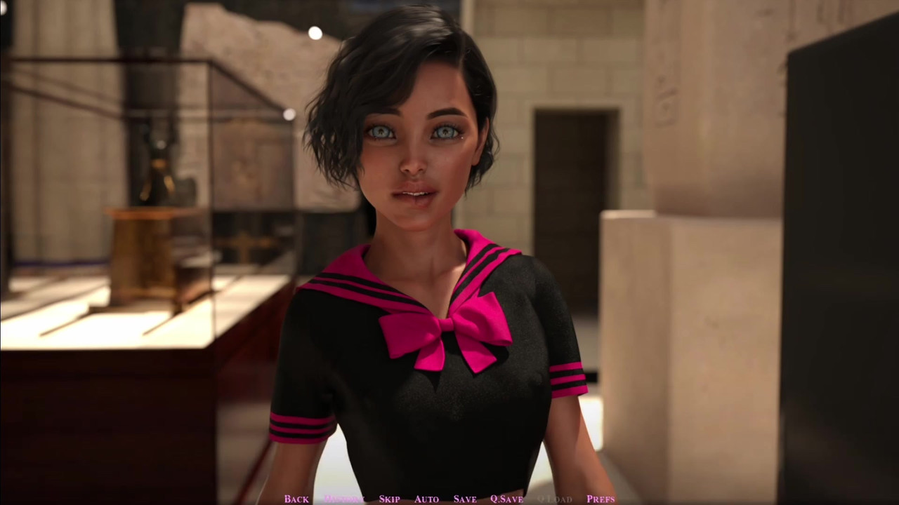 Djinn Meets and Creampie School Girl Gwen in The Museum