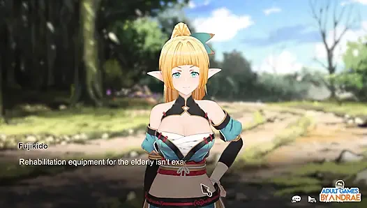 Flee, My Elven Ninja! 3D Gameplay Part 2 – Lizet’s Training and Exploration Begins