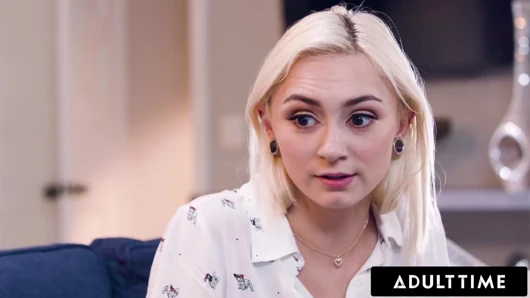 ADULT TIME - Babysitter Chloe Temple Gets Caught Masturbating While On The Phone With Her Boyfriend