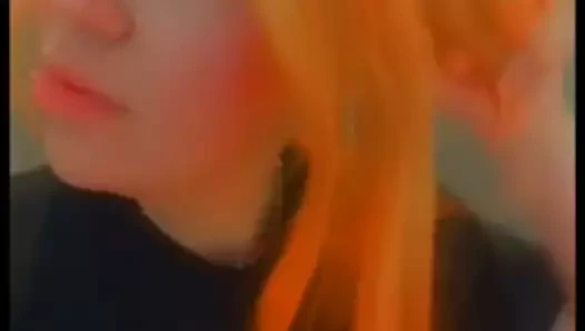 Flaming kızıl saç römorkör kızdırmak