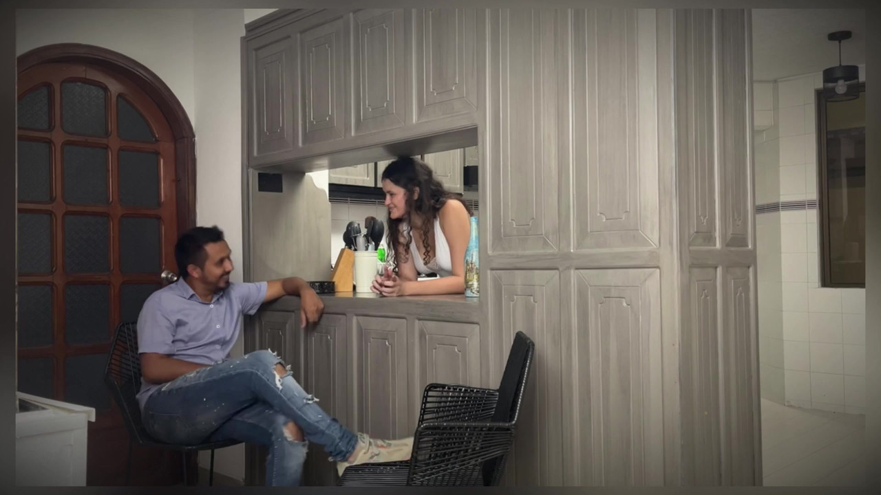I FUCK MY BEST FRIEND'S HUSBAND IN HIS KITCHEN Melany Latina