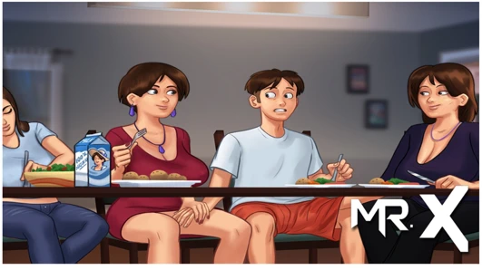 Summertimesaga - iki olgun, sekmenin altındaki tutamaçlarla oynuyor