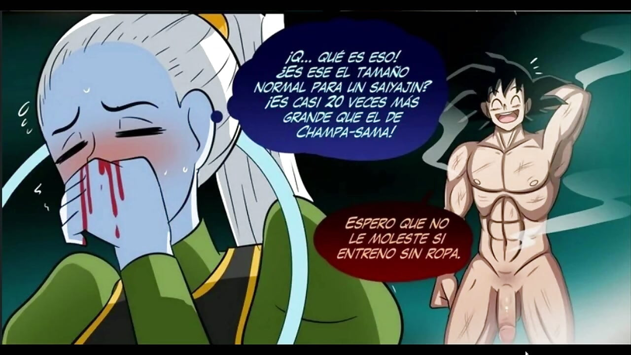 Vados Goku'ya yeni "eğitimi" gösteriyor