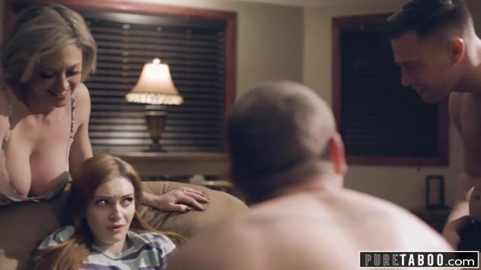 Saf tabu üvey anne-baba ve üvey kardeş hoşgeldin yeni kız kardeş