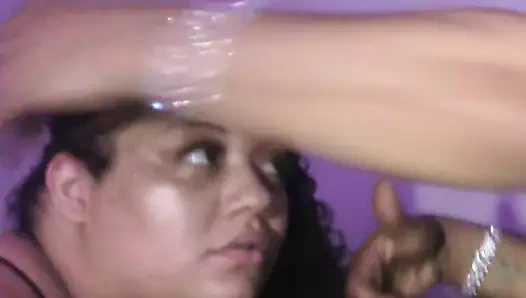 Seksi büyük zenci ibadet sakso