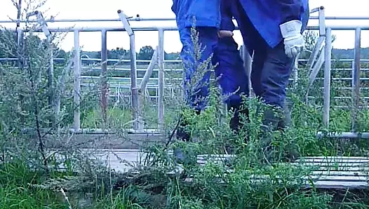 Çiftçi meslektaşlarına tükürdü