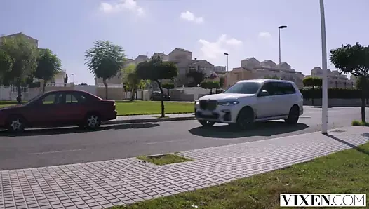 Vixen, muhteşem model ne istediğini biliyor ve kontrolü ele alıyor