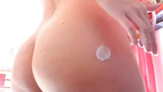 sürtük cam kız şeritler ve gösterir seni onu göt