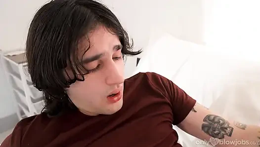 Sadece genç oral seks - ateşli Asyalı collegue hemşirenin ofisinde sikimi emiyor