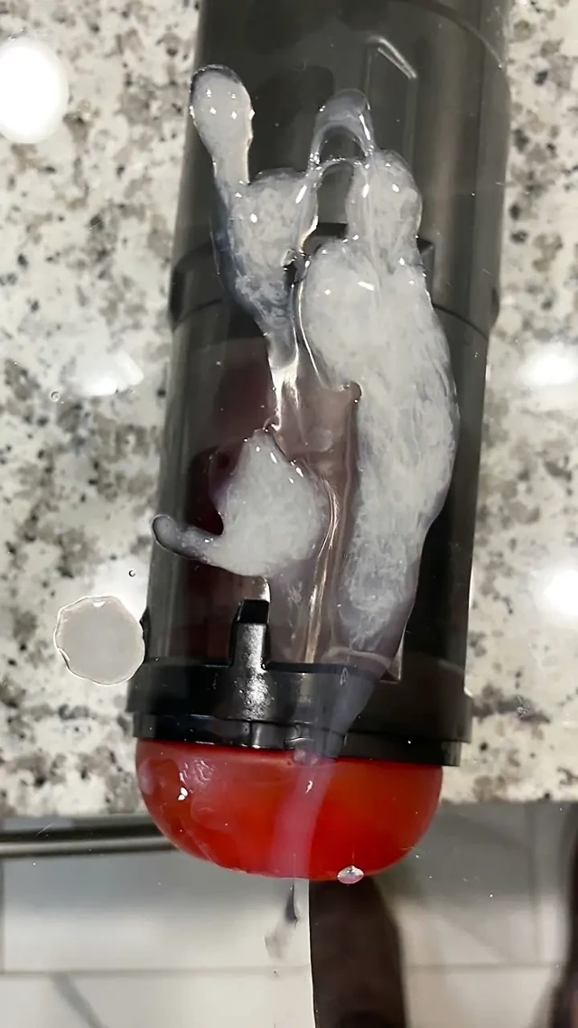 Red Spinning Toy Makes me Cum Twice!
