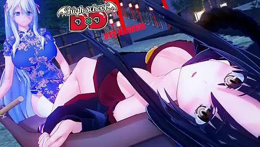 Rias Gremory Kimono festivalde seks - dxd ntr madness series