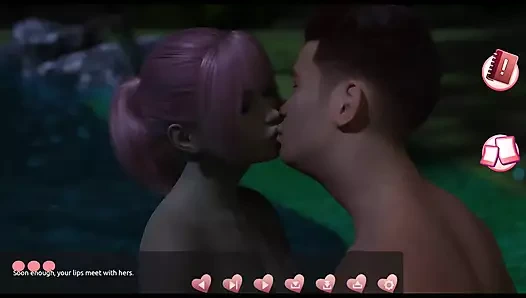 Ateşli kızlara yardım ediyorum #12 - Naomi Eve'e ve bayanlara hikayesini anlattı ... Johannes belle'i sikiyor ve sonra Violet'in amını yalıyor