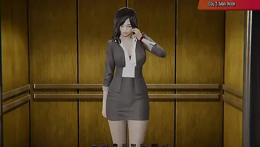 Hizmetçiler ve hizmetçiler: ofiste sekreterden bir öpücük-ep6