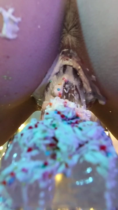 ASMR PORNO SİKİŞ TATLI KREMAMSİ CAM DILDO İLE 🧁 (konuşma yok, sadece inleme) | Bölüm 1