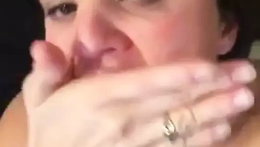 Chavala tragando lefote