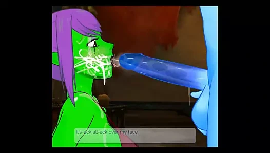 süper derin boğaz orkgazmik