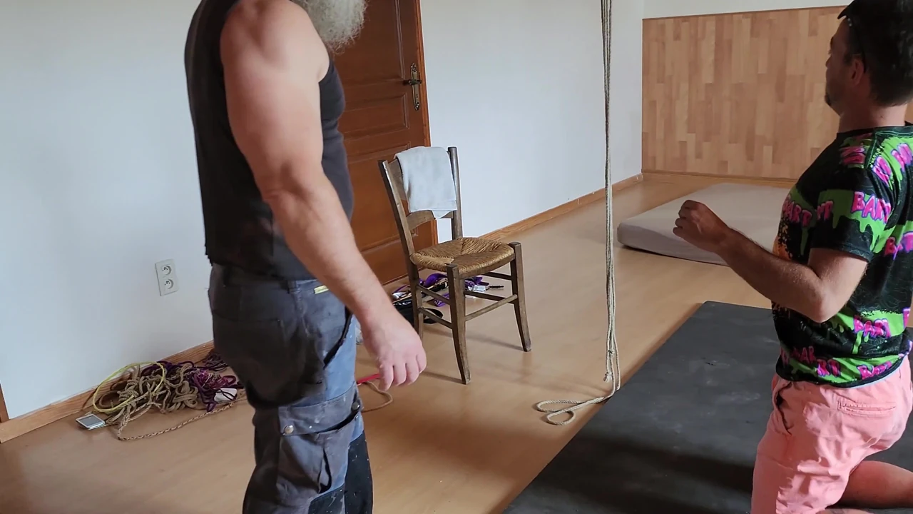 Bisexual Threesome with Muscle Stepdaddy Bear