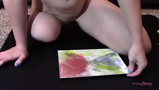 Amputee brittney - kütük part2 ile çıplak kız boyama