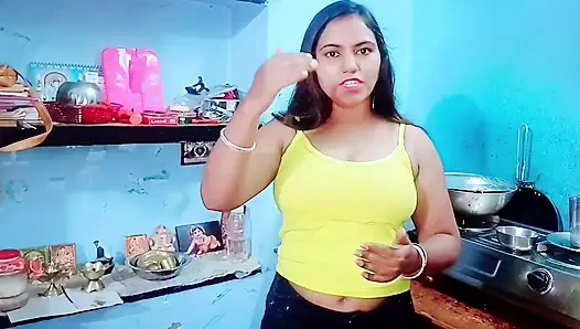 Younger Step Brother Penis Got Hard After Seeing The Beauty of Hot Sister-in- law