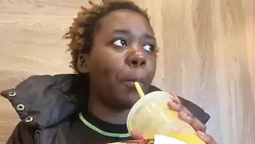 Public McDonald's Mukbang