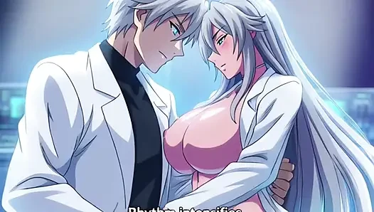 Mad scientist creates perfect futanari clone of himself for sex desire