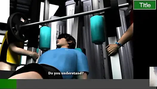 JAV GYM TRAINER IS FUCKED BY HER STUDENTS WHILE DOING EXERCISE!