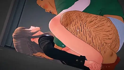 NTR-Asuna - неверная Girlfriend_3D анимация